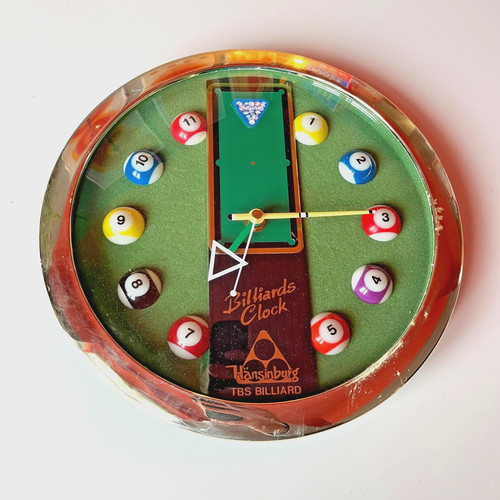 Orologio parete biliardo - orologio, da