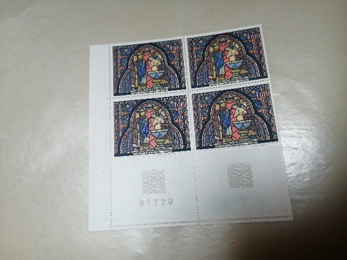 France 1966 vitrail sainte - ,