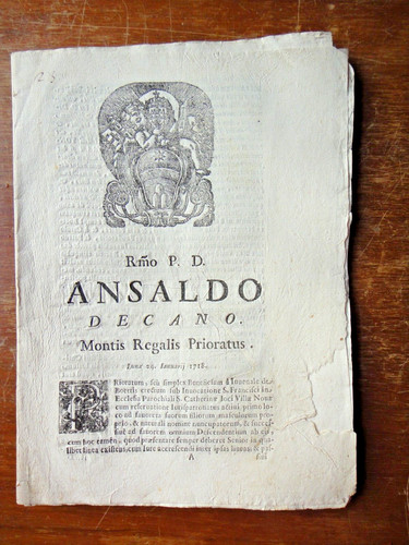 1718 d ansaldo - p.,