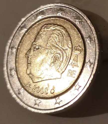 Moneta euro rara di re - moneta,