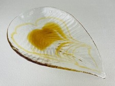 La Murrina “Foglia” Grande Vaso Design Italiano 46cm Vetro Murano Firmato