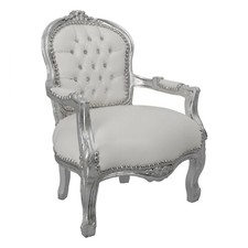 Poltrona con braccioli barocco