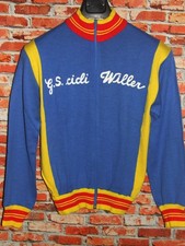 EROICA MAGLIA SHIRT GIACCA BICI CICLISMO VINTAGE 70'S WILLER 70% LANA