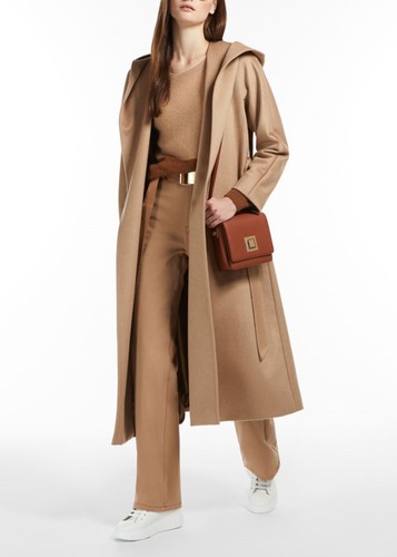 Cappotto lungo con - , cappuccio