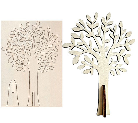 Sagoma legno albero di - sagoma,
