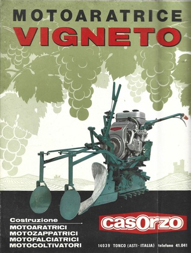 Vigneto motoaratrice casorzo - vigneto,