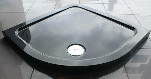 Piatto doccia nero lucido