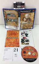 Suikoden Tactics PS2 PlayStation 2 gioco CIB manuale completo di scatola CIB PAL