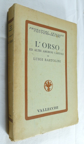 Orso luigi bartolini prima - l'orso,