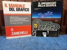 Lotto 2 libri GRAFICA Manuale del grafico - Il linguaggio della grafica