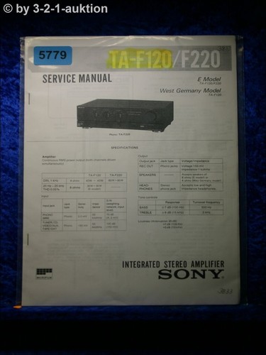 Sony service manual - sony,