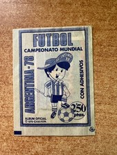 BUSTINA FIGURINE FUTBOL CAMPEONATO ARGENTINA 78 ED. RUIZ ROMERO SIGILLATA PIENA