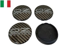 4 TAPPI COPRIMOZZO CAPS CERCHI IN LEGA LOGO OZ ULTRALEGGERA 63mm M595 COPRIMOZZI