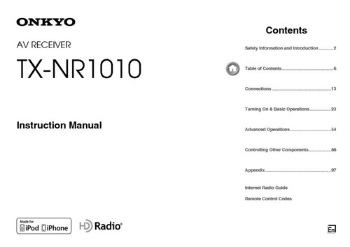 Onkyo integra nr1010 - onkyo, tx-nr1010