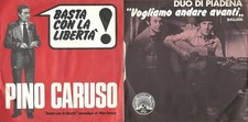 PINO CARUSO / DUO DI PIADENA - BASTA CON LA LIBERTA‘ // VOGLIAMO ANDARE AVANTI