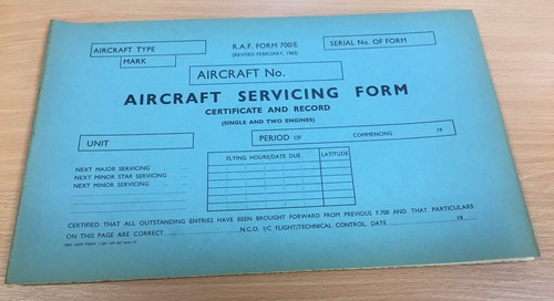 Raf form 700 blank - raf, 700/e,