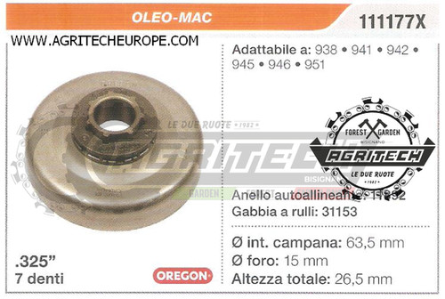 111177x oregon pignone campana - 111177x,