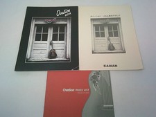 Catalogo Volantino Set di 3 Ovation USA Catalogo Generale Chitarra Ovation