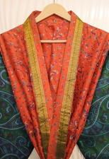 Abito lungo kimono arancione - , e