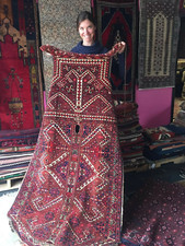 Antico tappeto copricavallo