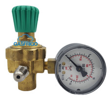 RIDUTTORE DI PRESSIONE AZOTO X BOMBOLE 1 LT CON 1 MANOMETRO X LAVAGGIO TUBAZIONI