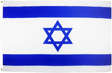 Bandiera Israele Israeliana 150x90Cm 100% Poliestere