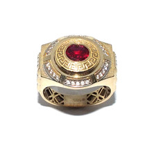 Da Uomo Decorativo 14ct Oro