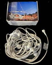 NEW LAMPS - CORDONIERA PROLUNGABILE 10 PUNTI LUCE LED E27 220V - L. 10mt 55-341