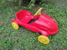 vintage anni 70 Giordani AUTO MACCHINA A PEDALI Moplen Pedal Car 70 cm 