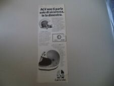 advertising Pubblicità 1979 CASCO HELMET AGV X-3000