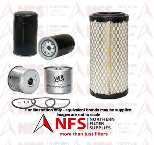 Nfs filtro kit per jcb - filtro, 8014