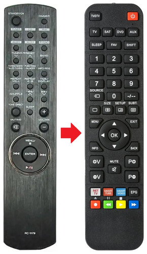 Telecomando adatto per - , teac