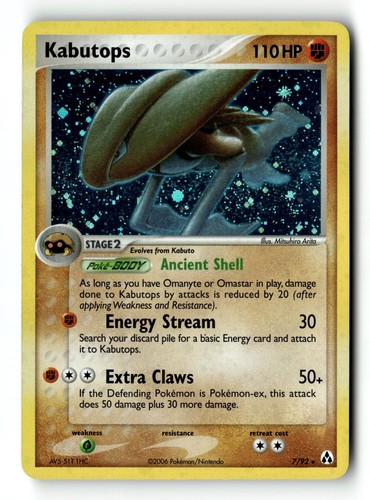 Pokemon card kabutops - card, holo