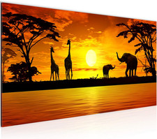 Quadri Moderni Africa Tramonto