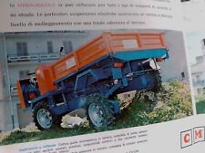 MOTOAGRICOLA CMS COSTRUZIONI MECCANICHE SICILIA Brochure originale dell'epoca 
