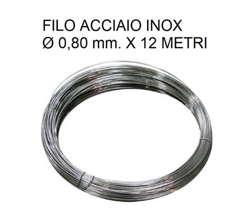 Filo acciaio inox - Ø, mm