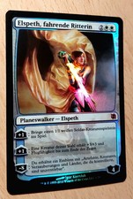 Mtg Magic: FOIL Elspeth, cavaliere errante, Knight-Errant, TEDESCO Planeswalker