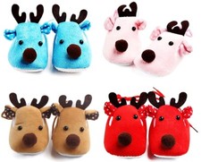 Scarpe per Bambini Bebe Neonati 0 12 Mesi Scarpette Antiscivolo Natale I.23456