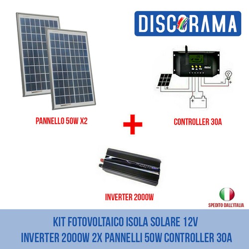 Kit fotovoltaico isola - kit,