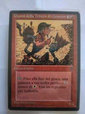 Carte  MTG MAGIC " QUARUM TRENCH GNOMES  " LEGGENDE ITA ( NM )