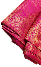 Tessuto etnico rosa materiale