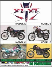 ADESIVI XT 600 E 1995 1996 4PT KIT COMPATIBILE