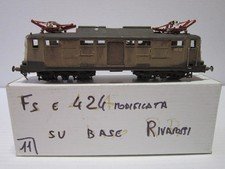 RIVAROSSI LOCOMOTORE FS E 424 DA COMPLETARE FUNZIONANTE