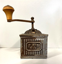 ANTICO MACINA CAFFE MANUALE MACININO FB TRE SPADE IN FERRO ANNI '30