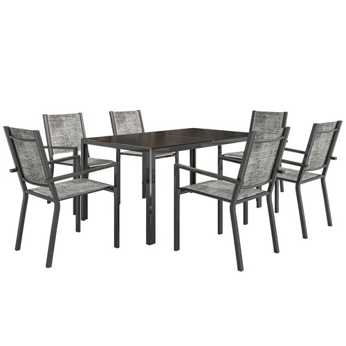 Outsunny set esterno pz - 7,