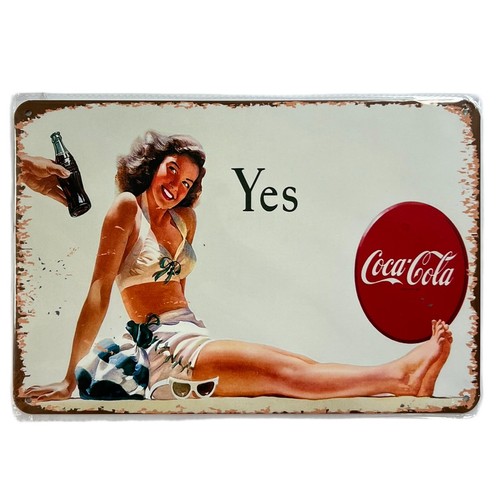 Insegna yes coca - yes, 8x12