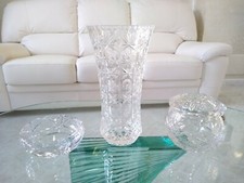 Trittico cristallo grande vaso