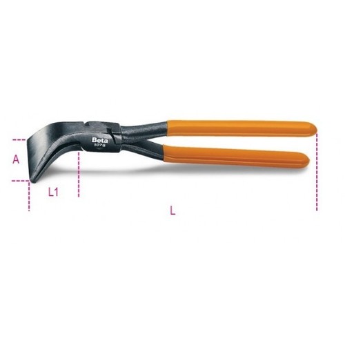 Pinza becchi larghi piegati - becchi,