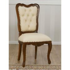 Poltrona sedia Kimberly Inglese ministeriale presidenziale noce ecopelle champag