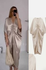 ZARA ABITO TUNICA RASO KIMONO